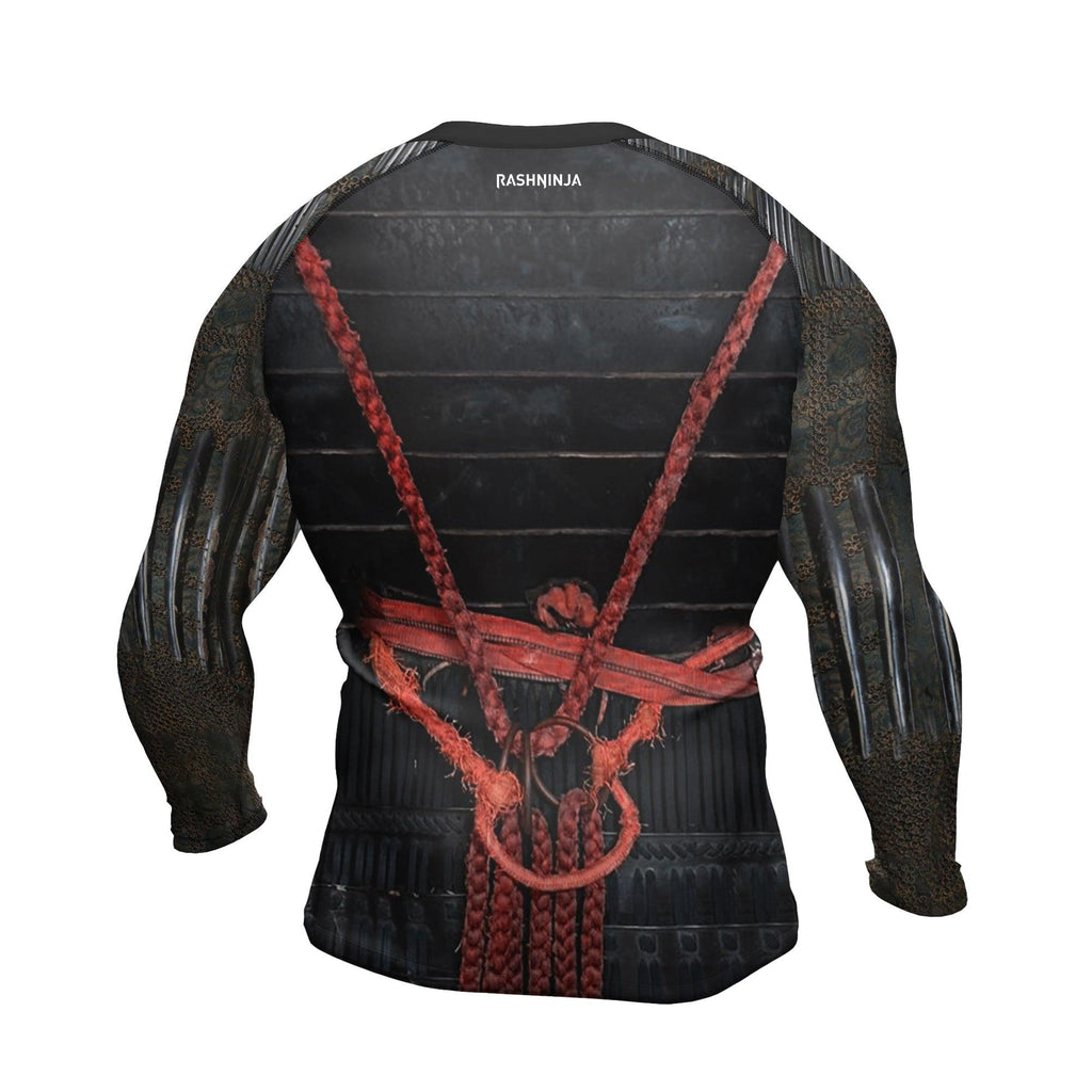 Rashninja Samurai Wolf Men's Long Sleeve Rash Guard