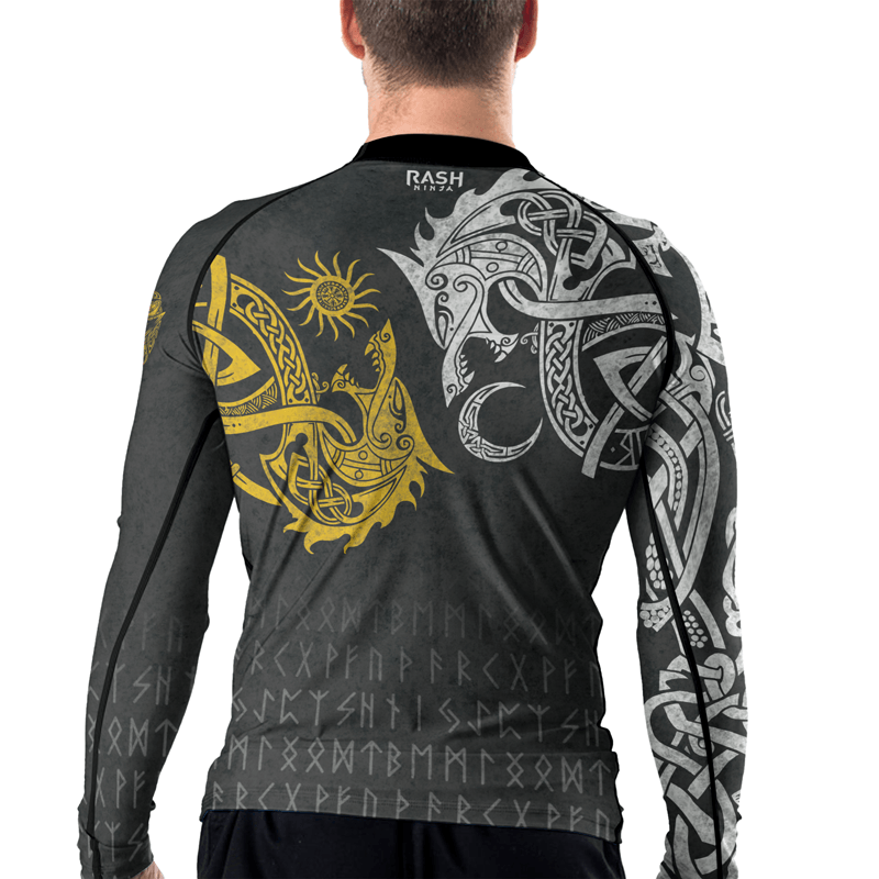 Rashninja Skoll And Hati Men's Long Sleeve Rash Guard