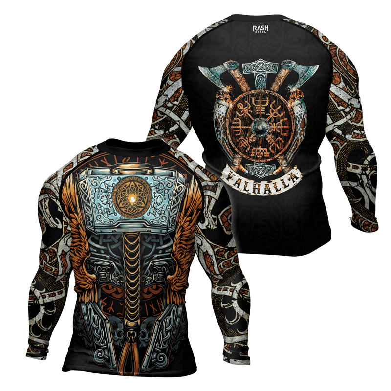 Rashninja Valhalla Weapon Men's Long Sleeve Rash Guard