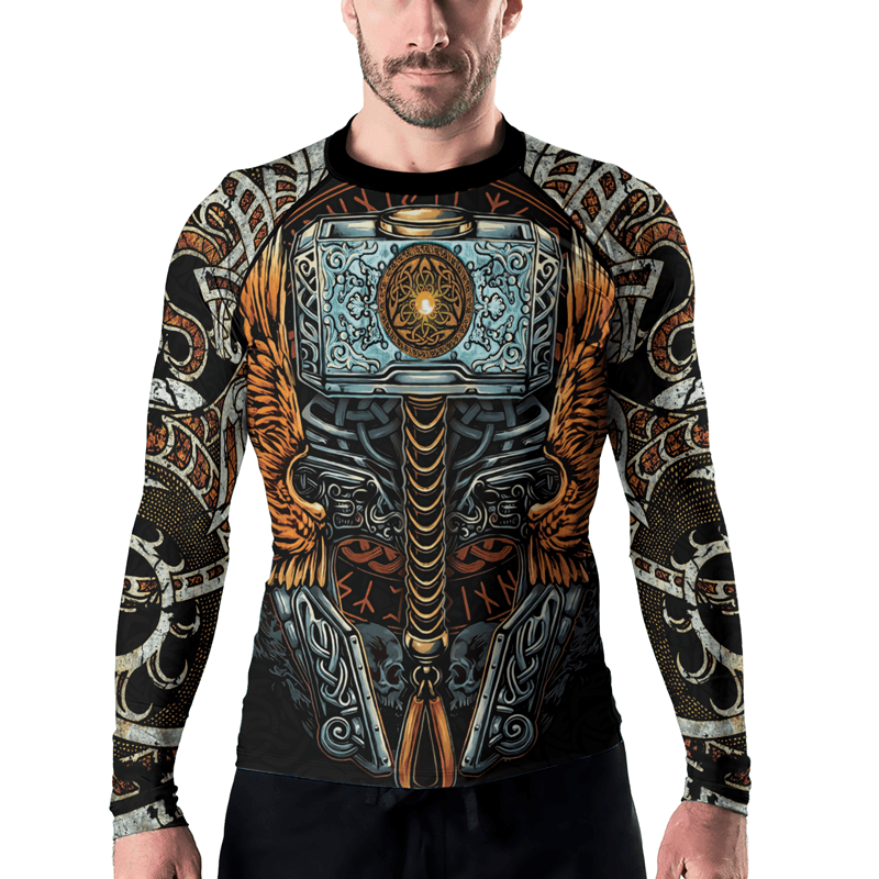 Rashninja Valhalla Weapon Men's Long Sleeve Rash Guard
