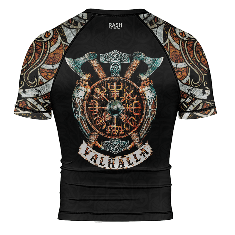 Rashninja Valhalla Weapon Men's Short Sleeve Rash Guard