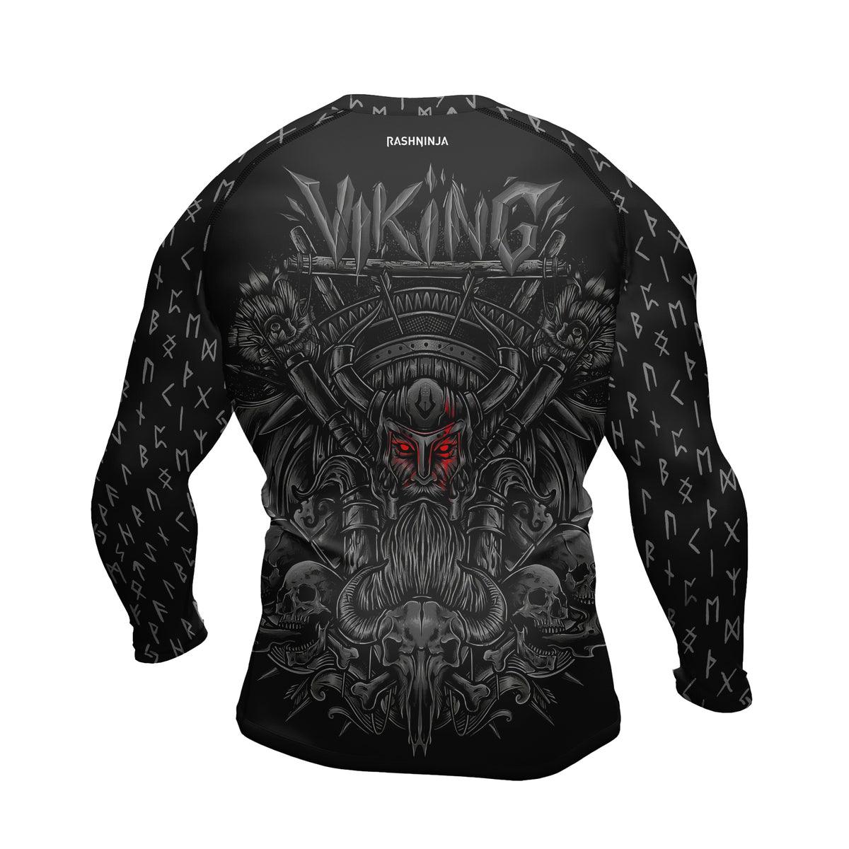 Rashninja Viking Jormungandr Men's Long Sleeve Rash Guard