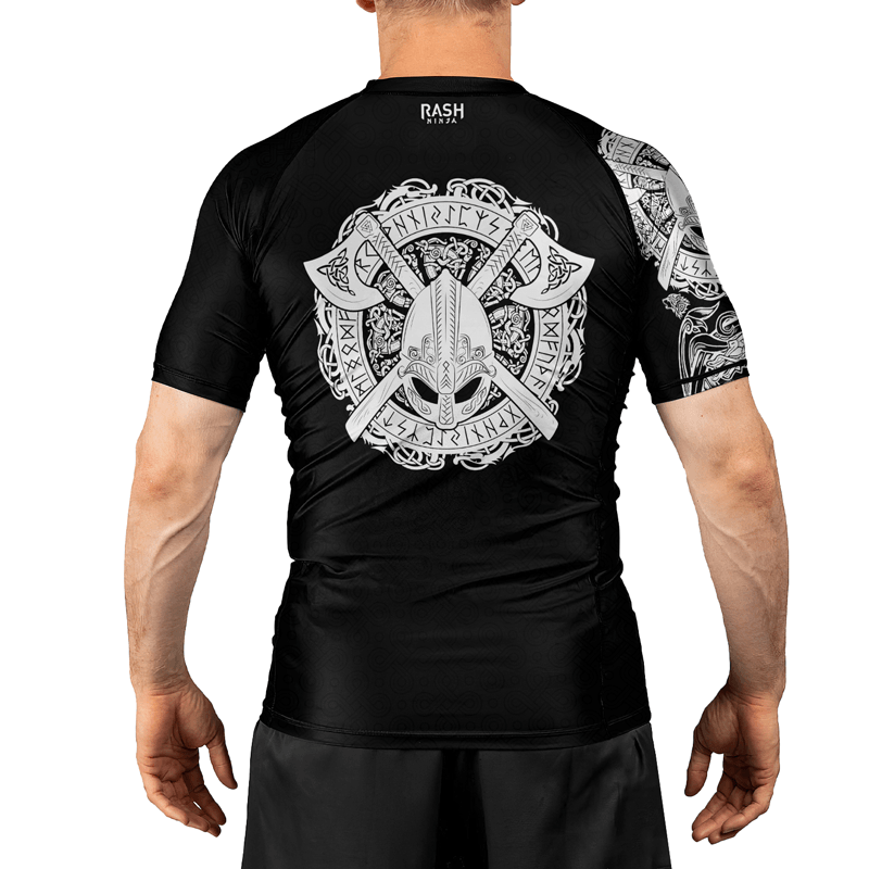 Rashninja Viking Valhalla Axe Men's Short Sleeve Rash Guard