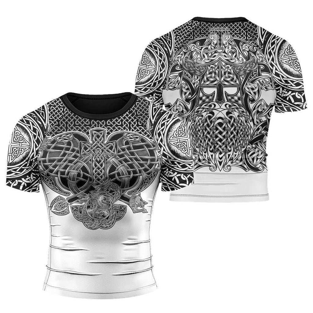 Rashninja Viking Valor Men's Short Sleeve Rash Guard