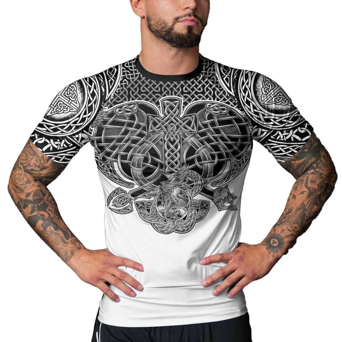 Rashninja Viking Valor Men's Short Sleeve Rash Guard