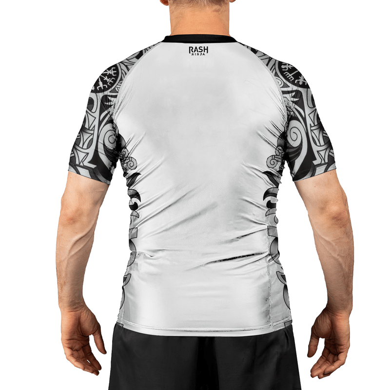 Rashninja Viking Wolf Fenrir Men's Short Sleeve Rash Guard