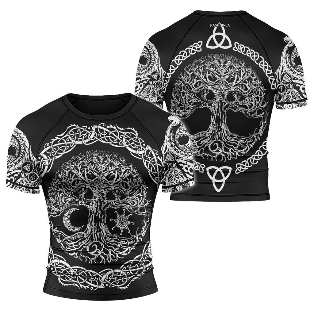 Rashninja Yggdrasil Men's Short Sleeve Rash Guard