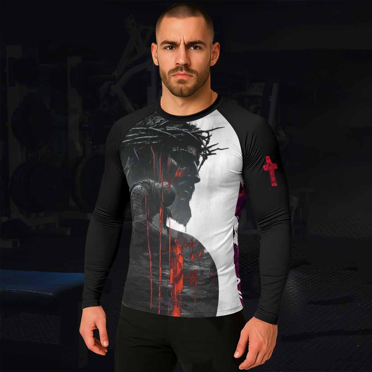 Red Redemption Rash Guard