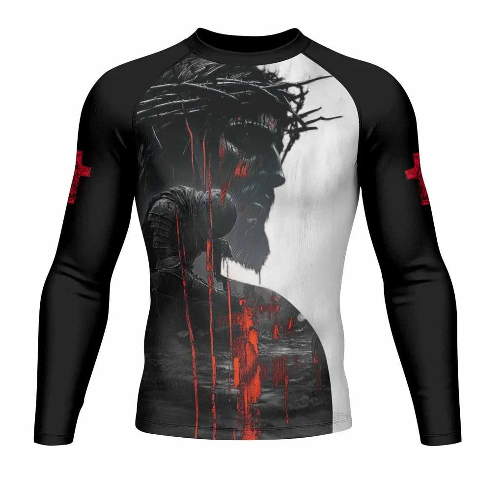 Red Redemption Rash Guard
