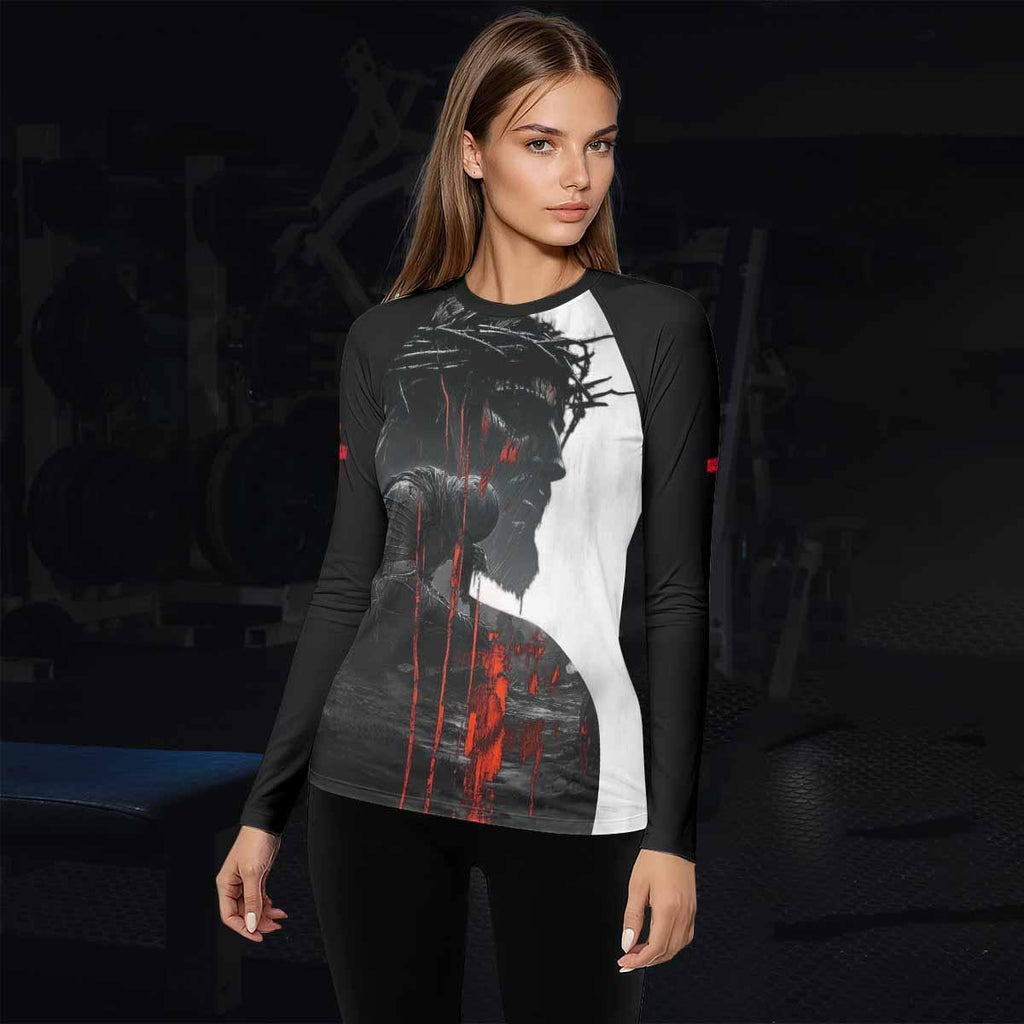 Red Redemption Rash Guard