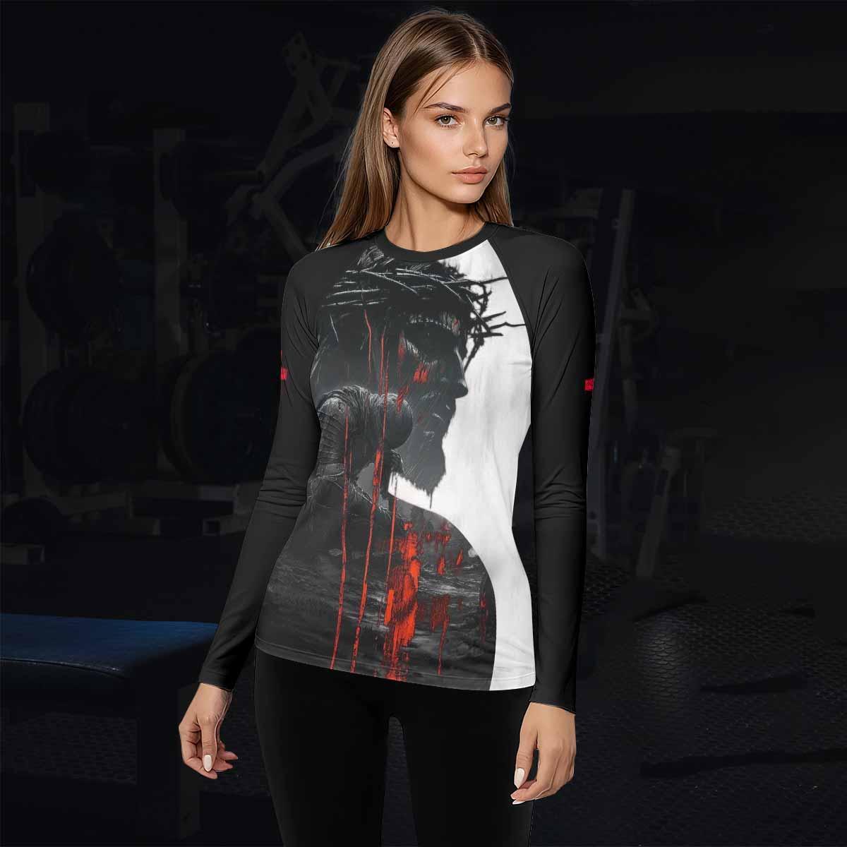 Red Redemption Rash Guard