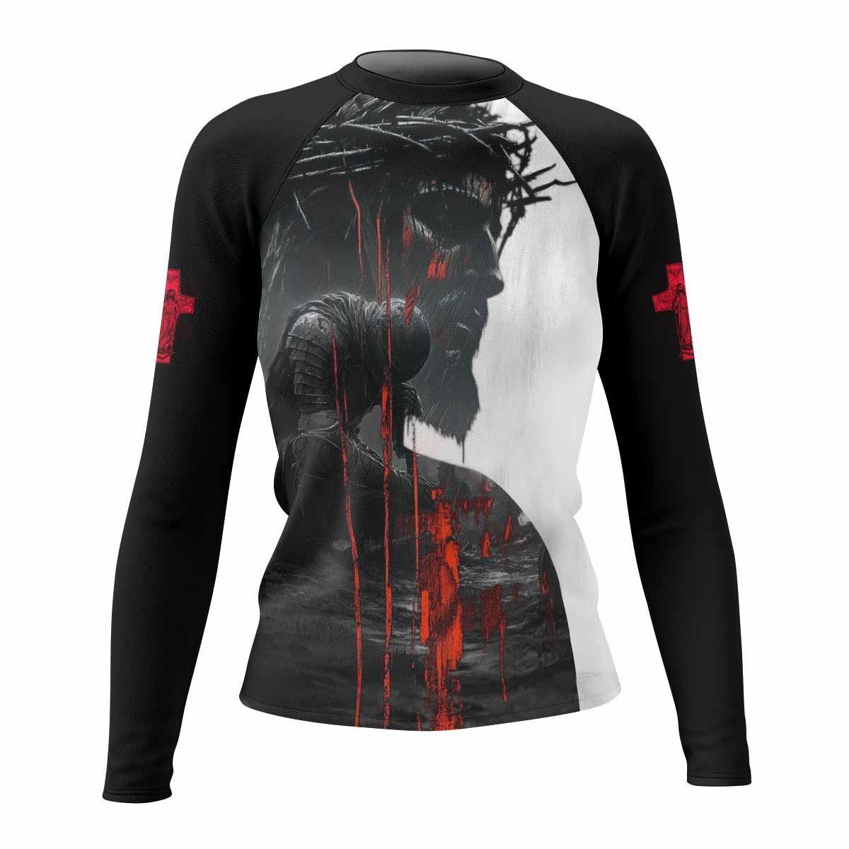 Red Redemption Rash Guard