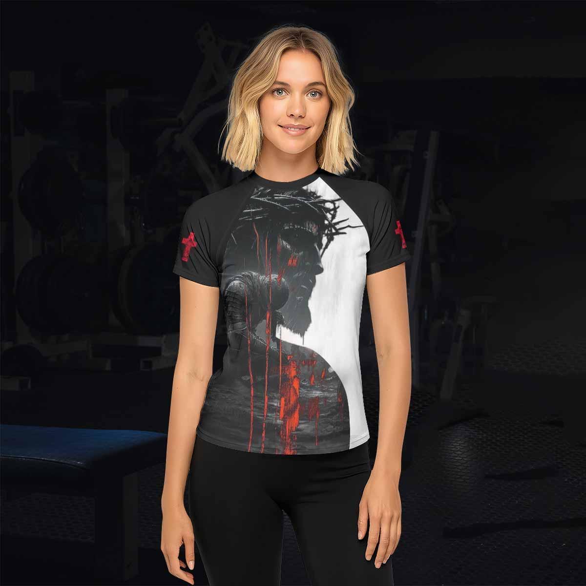 Red Redemption Rash Guard