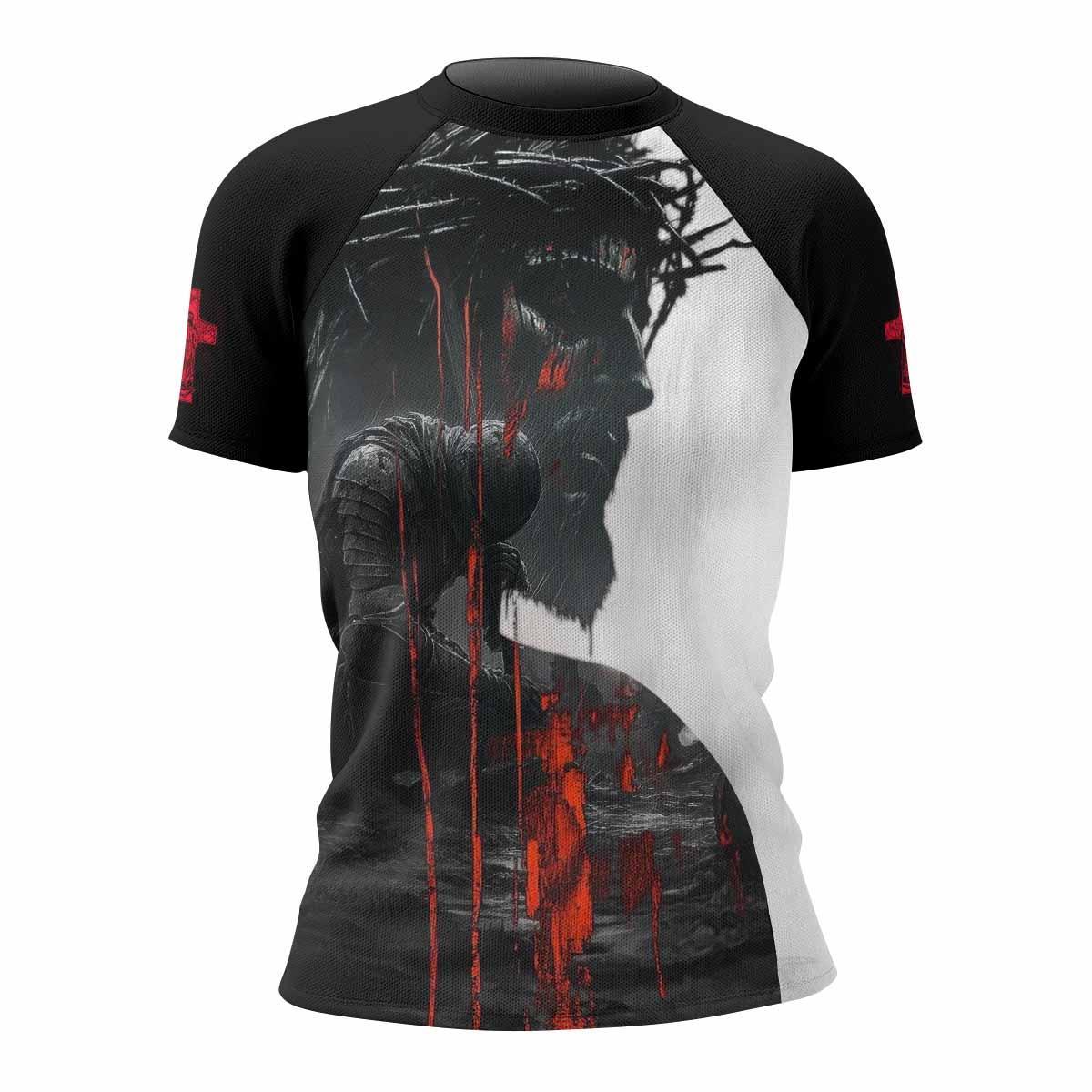 Red Redemption Rash Guard