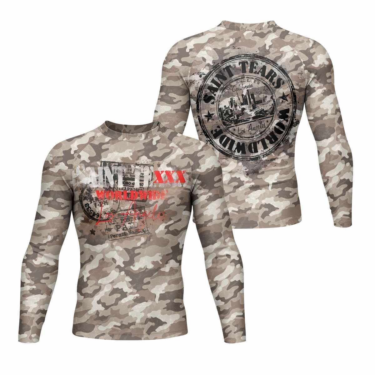 Saint Tears Camo Rash Guard
