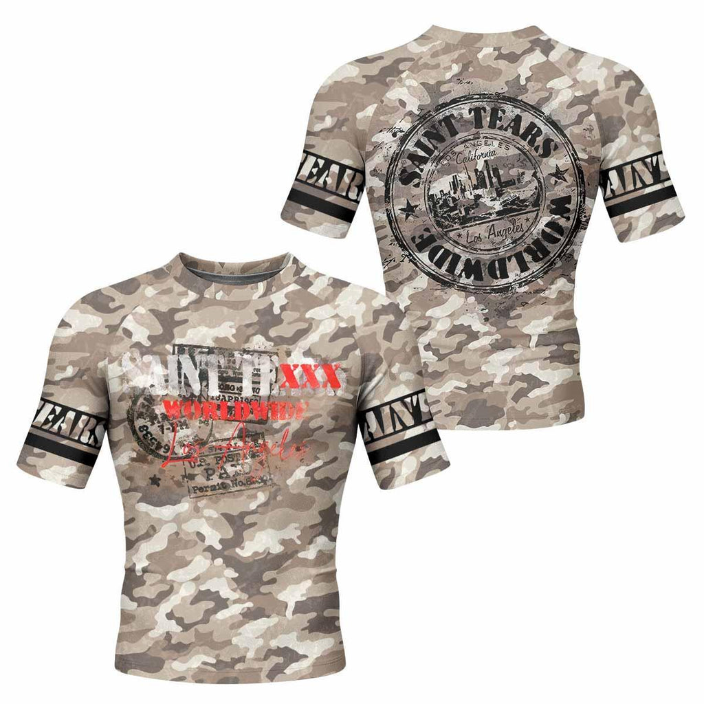 Saint Tears Camo Rash Guard