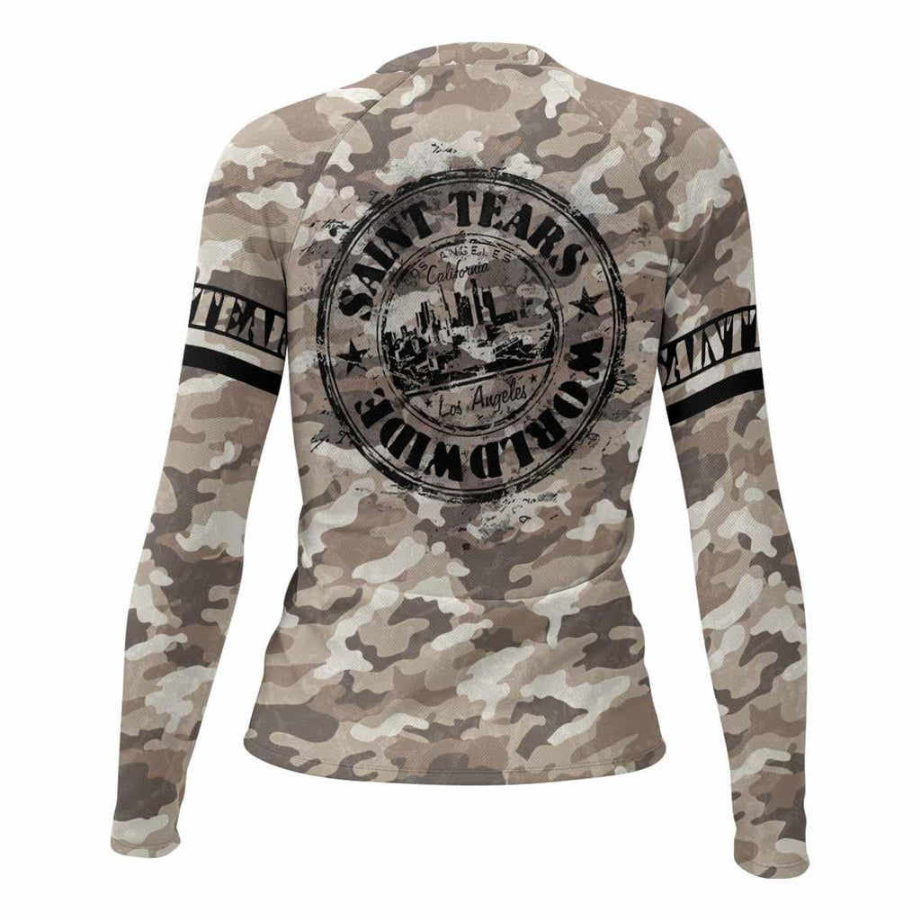 Saint Tears Camo Rash Guard