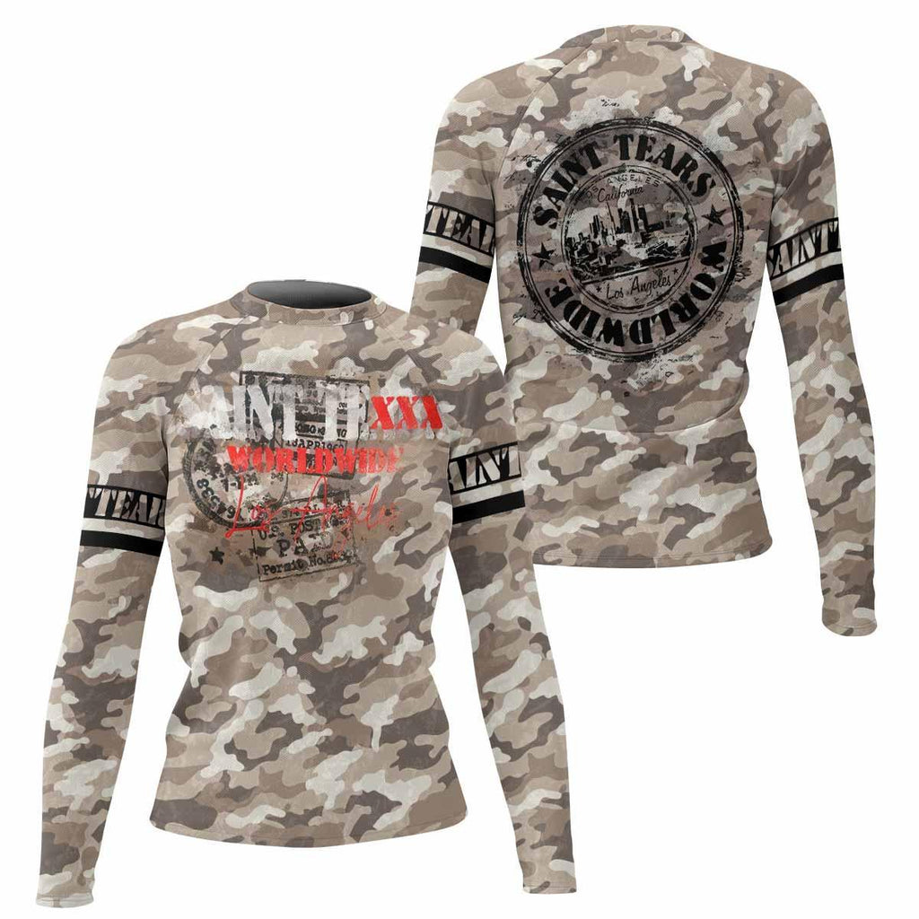 Saint Tears Camo Rash Guard