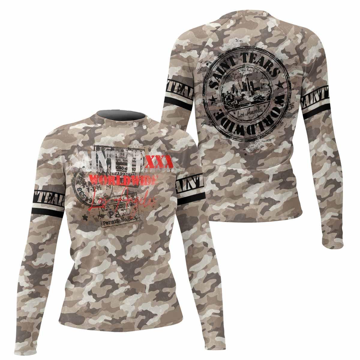 Saint Tears Camo Rash Guard
