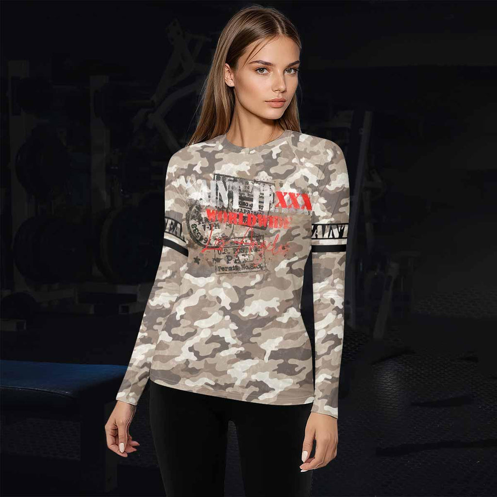 Saint Tears Camo Rash Guard