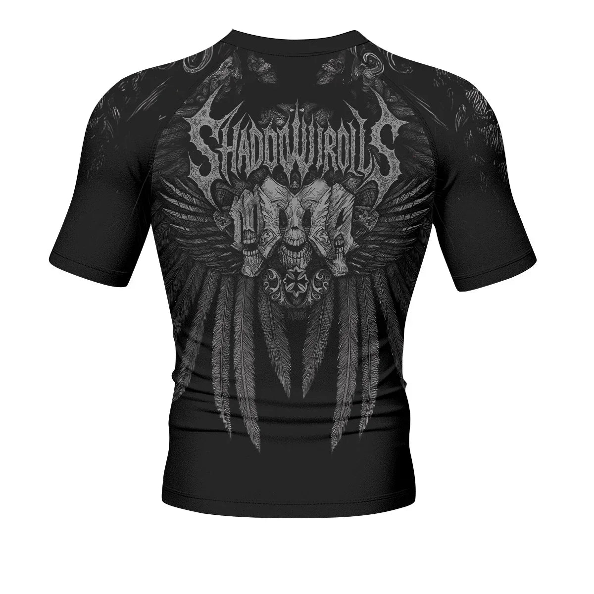 Savage Winged Skull Rash Guard