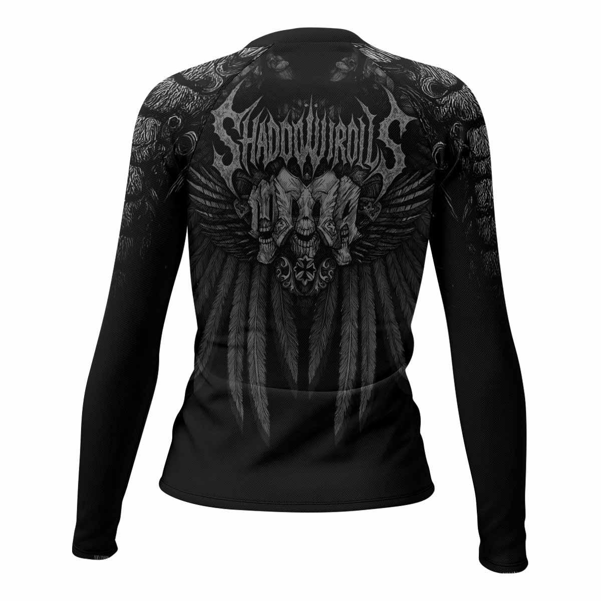 Savage Winged Skull Rash Guard