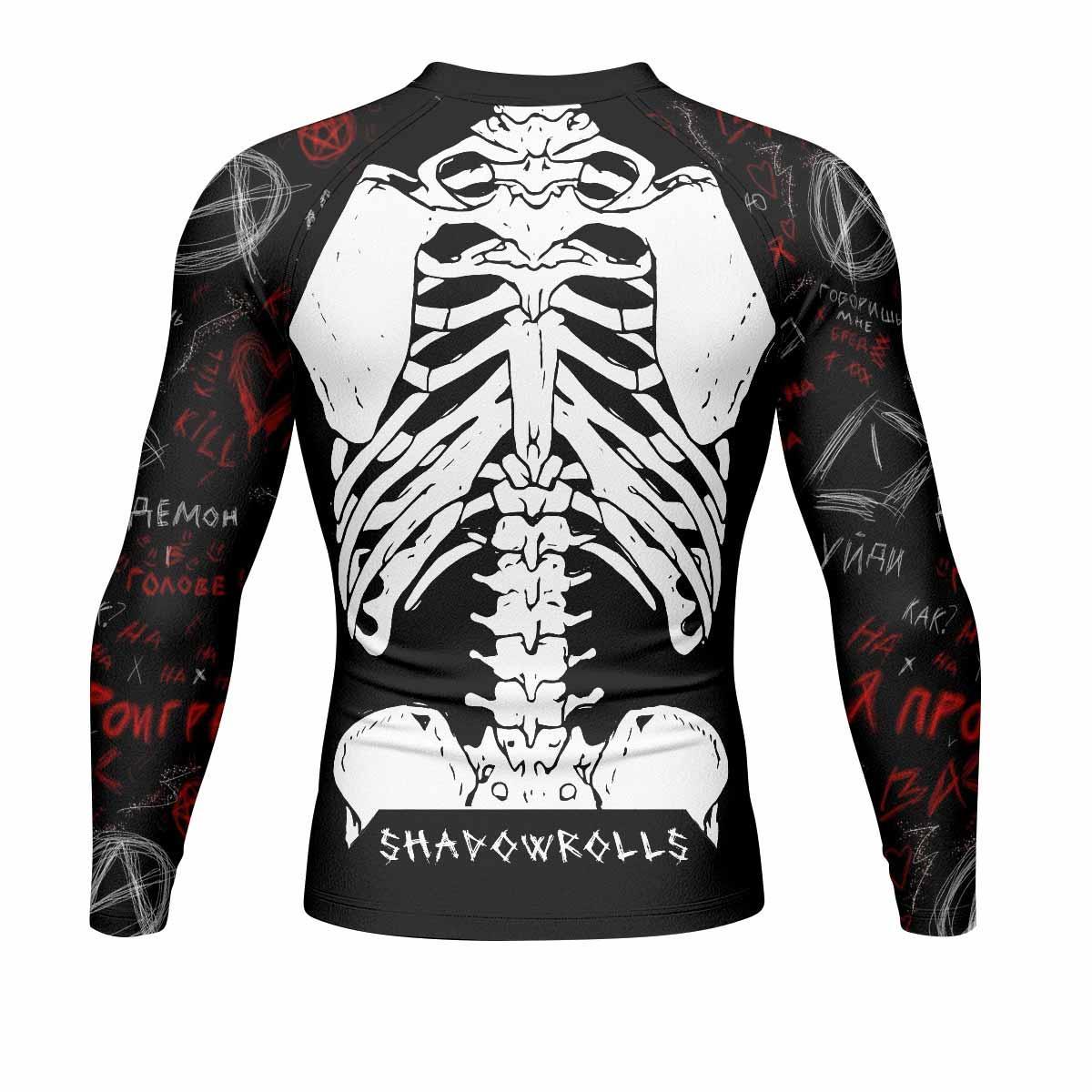 Skeleton Graffiti Rash Guard