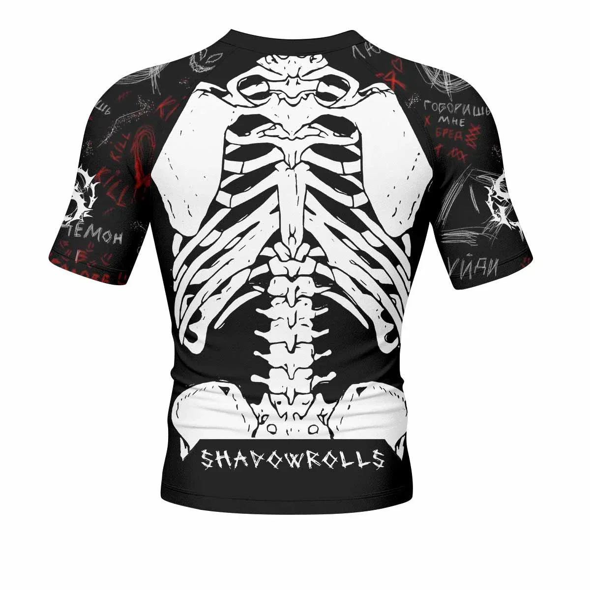Skeleton Graffiti Rash Guard