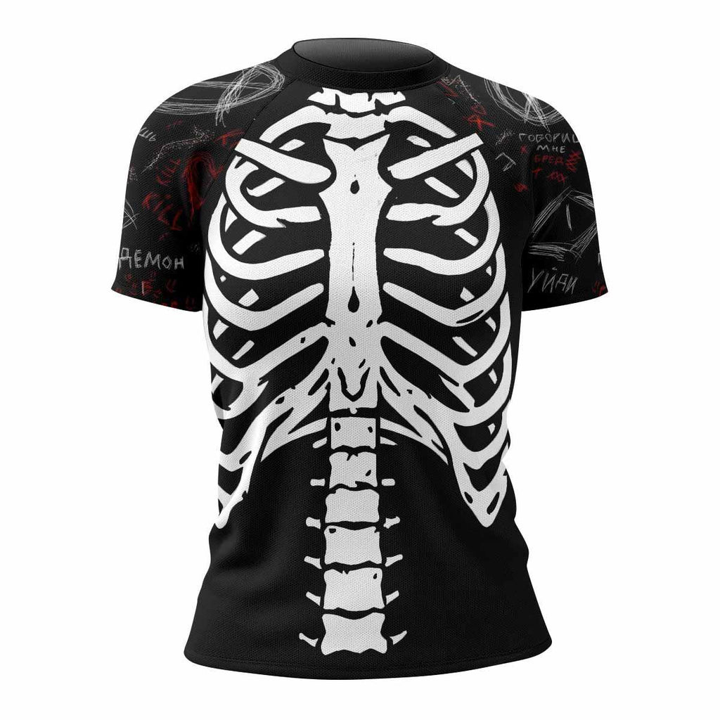 Skeleton Graffiti Rash Guard