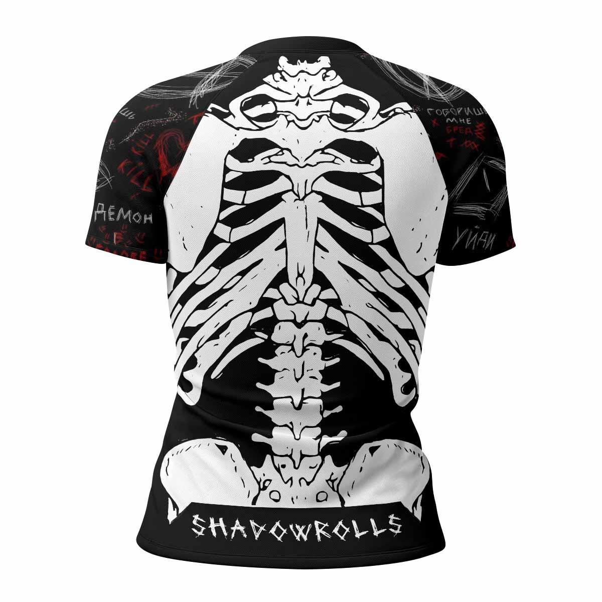 Skeleton Graffiti Rash Guard