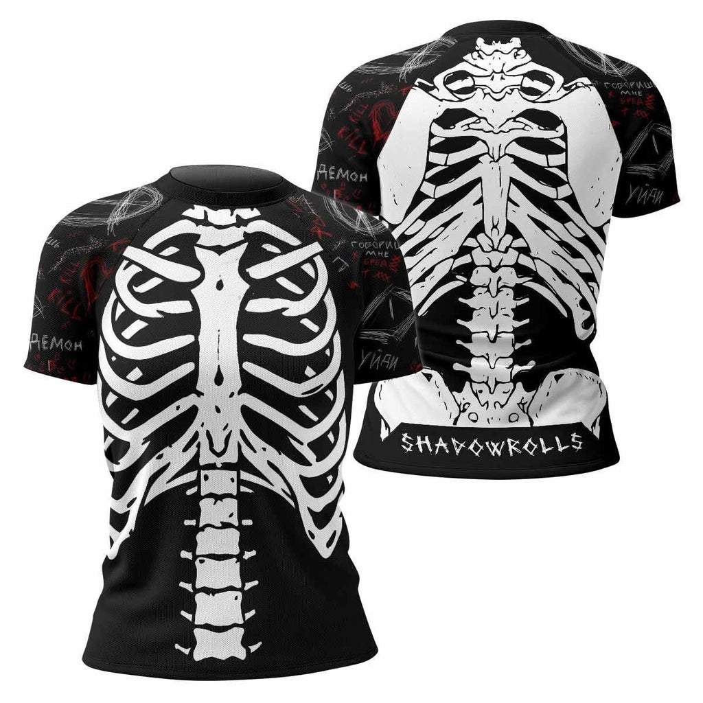 Skeleton Graffiti Rash Guard