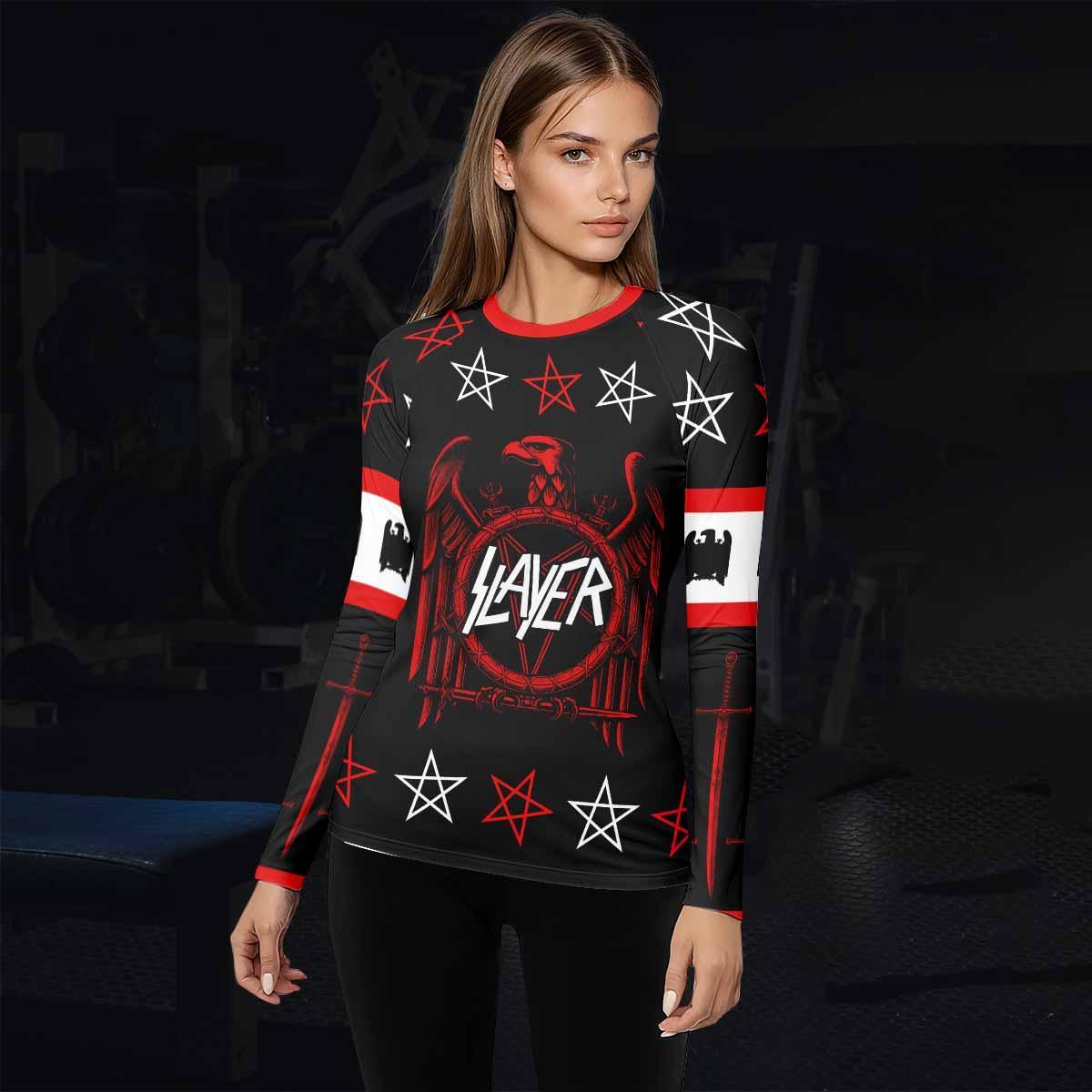 Slayer Red Eagle Rash Guard