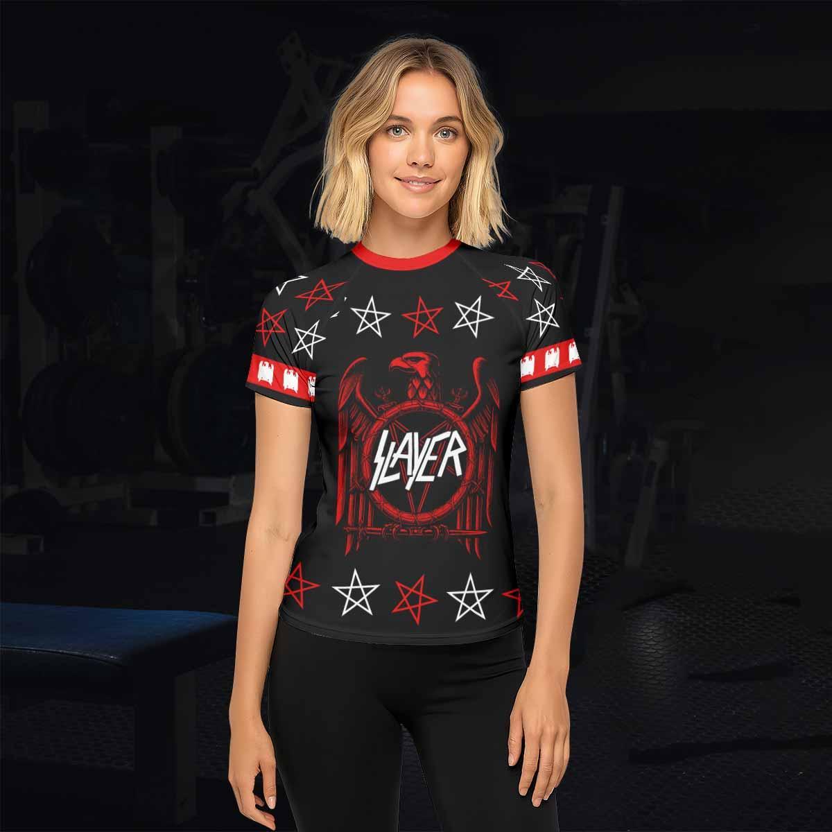 Slayer Red Eagle Rash Guard