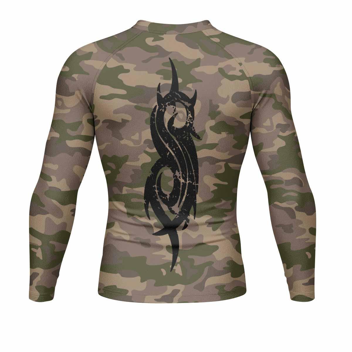 Slipknot Mask Camo Rash Guard