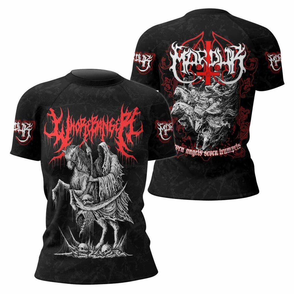 Trumpets of the End Rash Guard