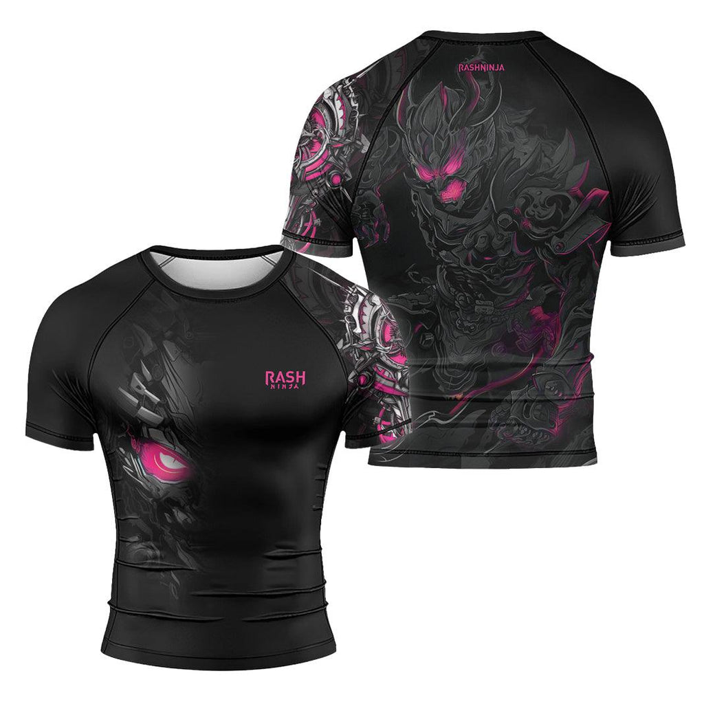Rashninja Cyber Oni Men's Short Sleeve Rash Guard