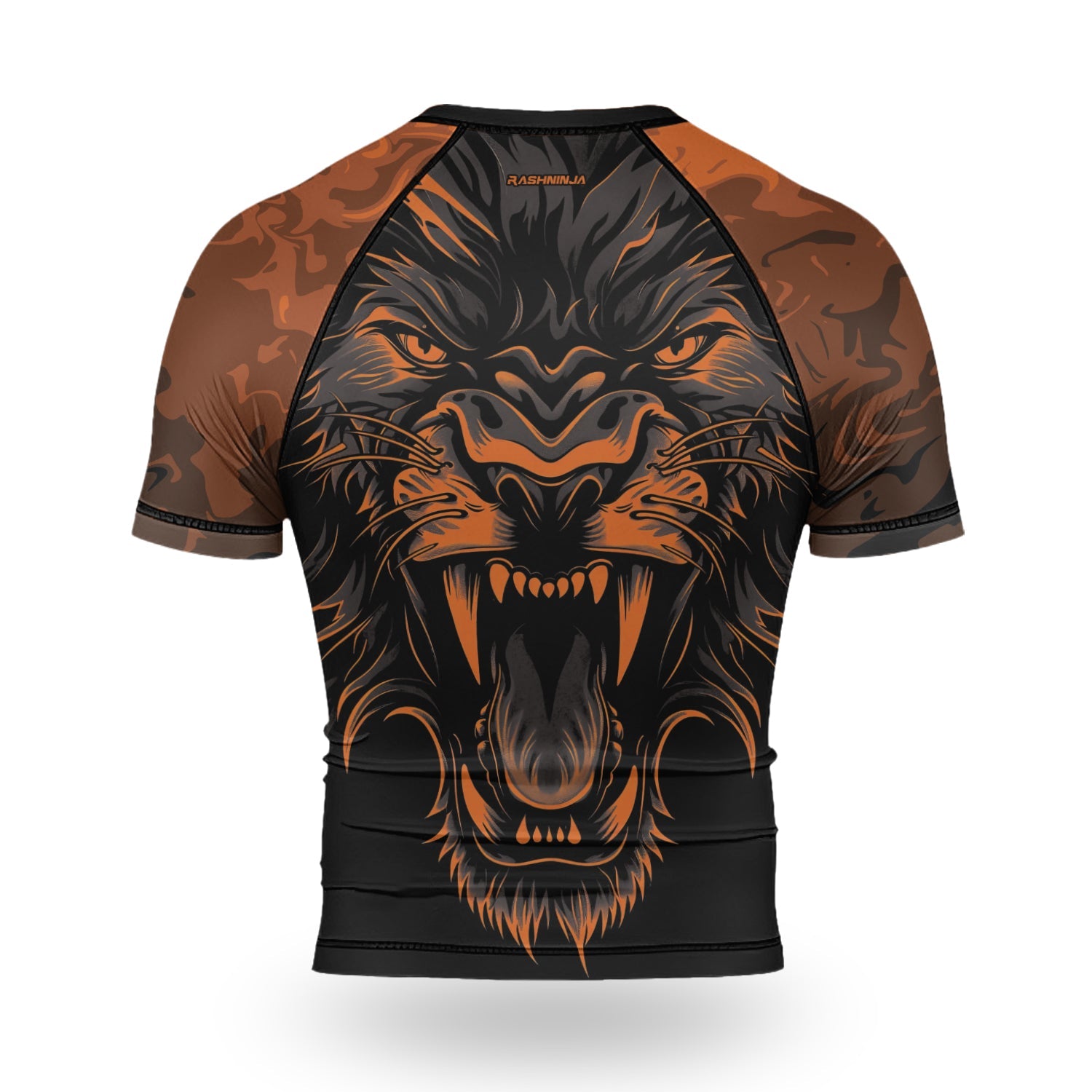 Rashninja Lion's Fury Men's Short Sleeve Rash Guard