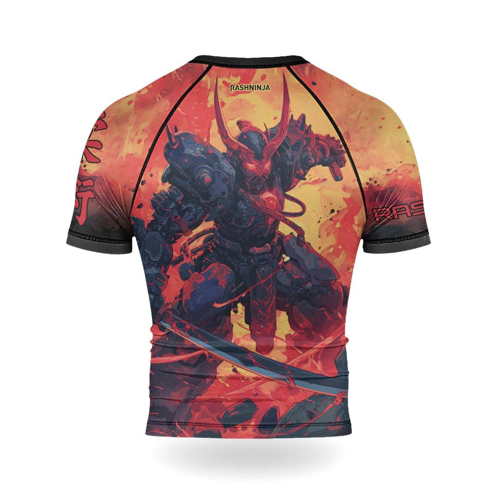 Rashninja Techno Samurai Men's Short Sleeve Rash Guard