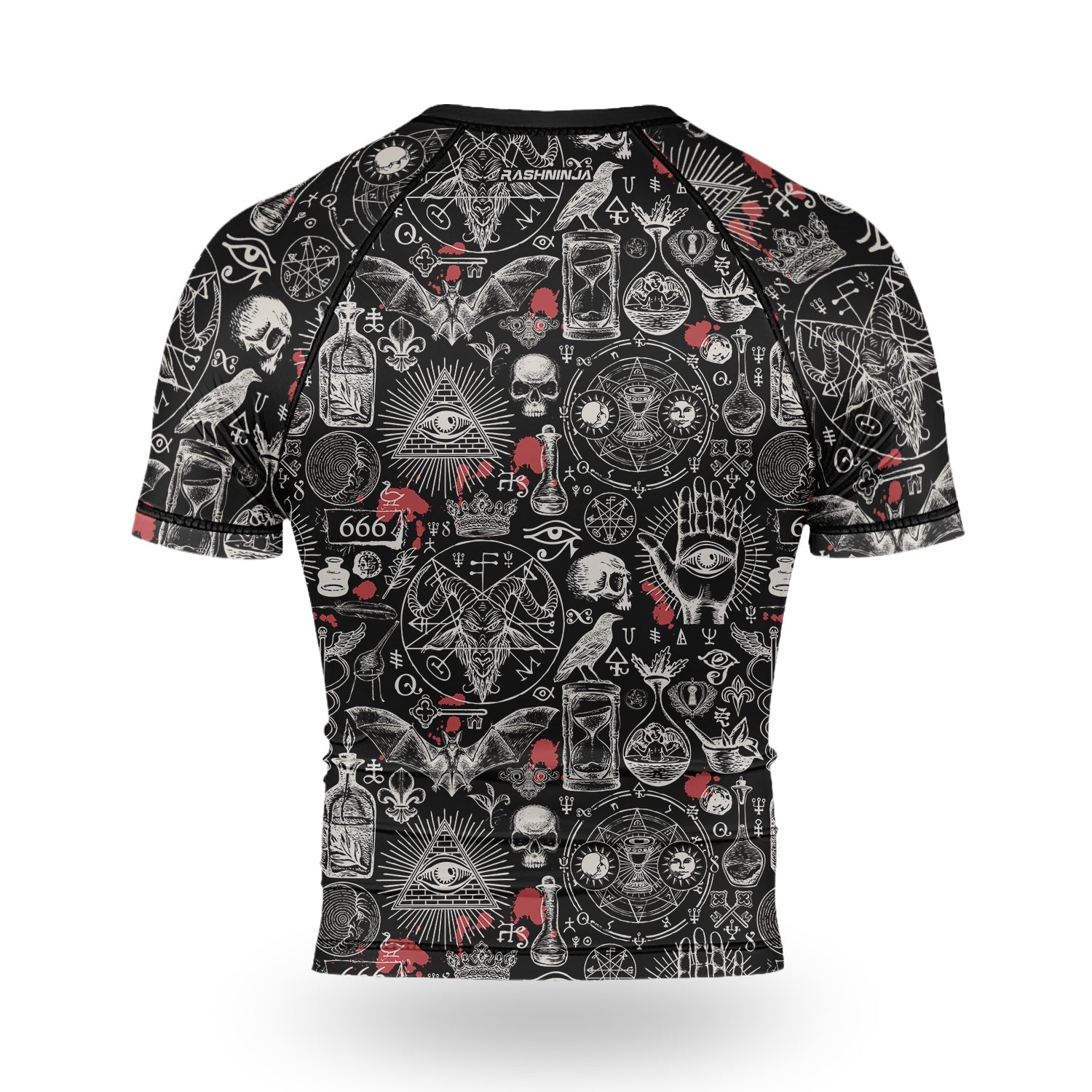 Rashninja Occult Ritual Men's Short Sleeve Rash Guard