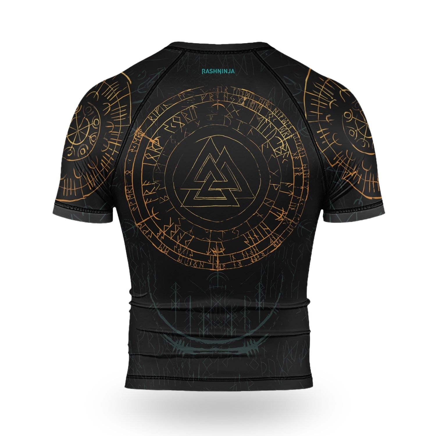 Rashninja Odin’s Wings Men's Short Sleeve Rash Guard