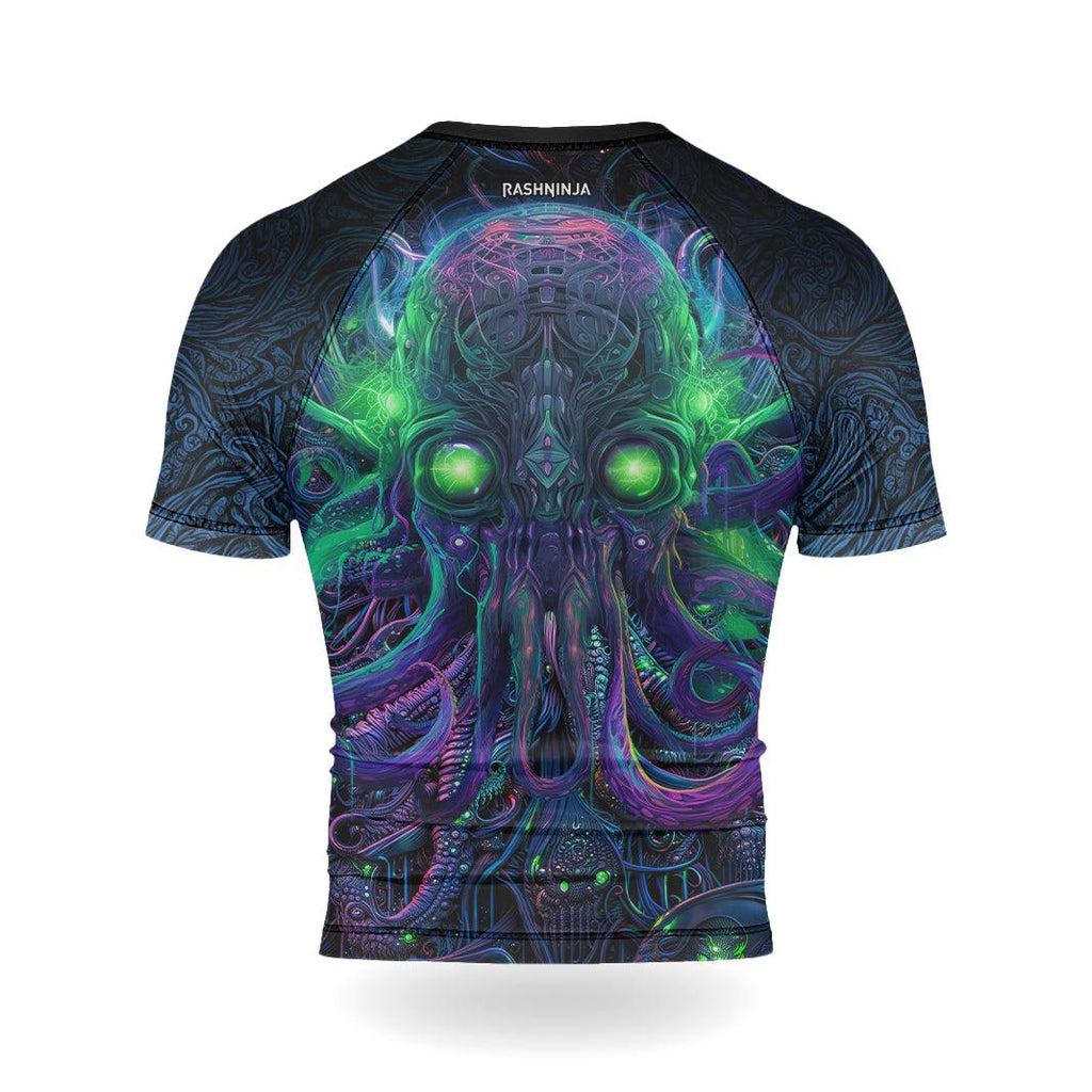 Rashninja Cthulhu Mythos Men's Short Sleeve Rash Guard