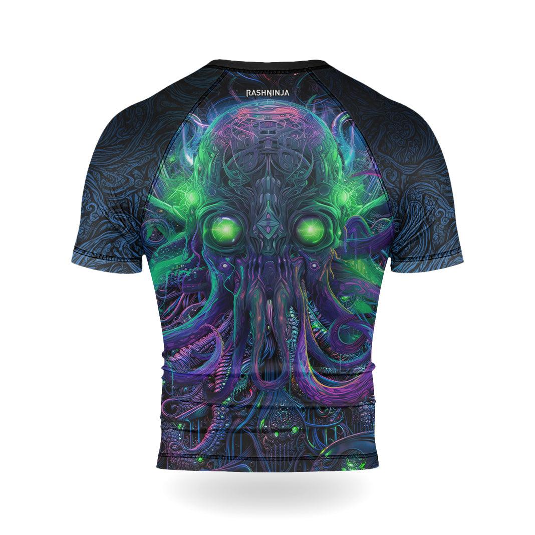 Rashninja Cthulhu Mythos Men's Short Sleeve Rash Guard
