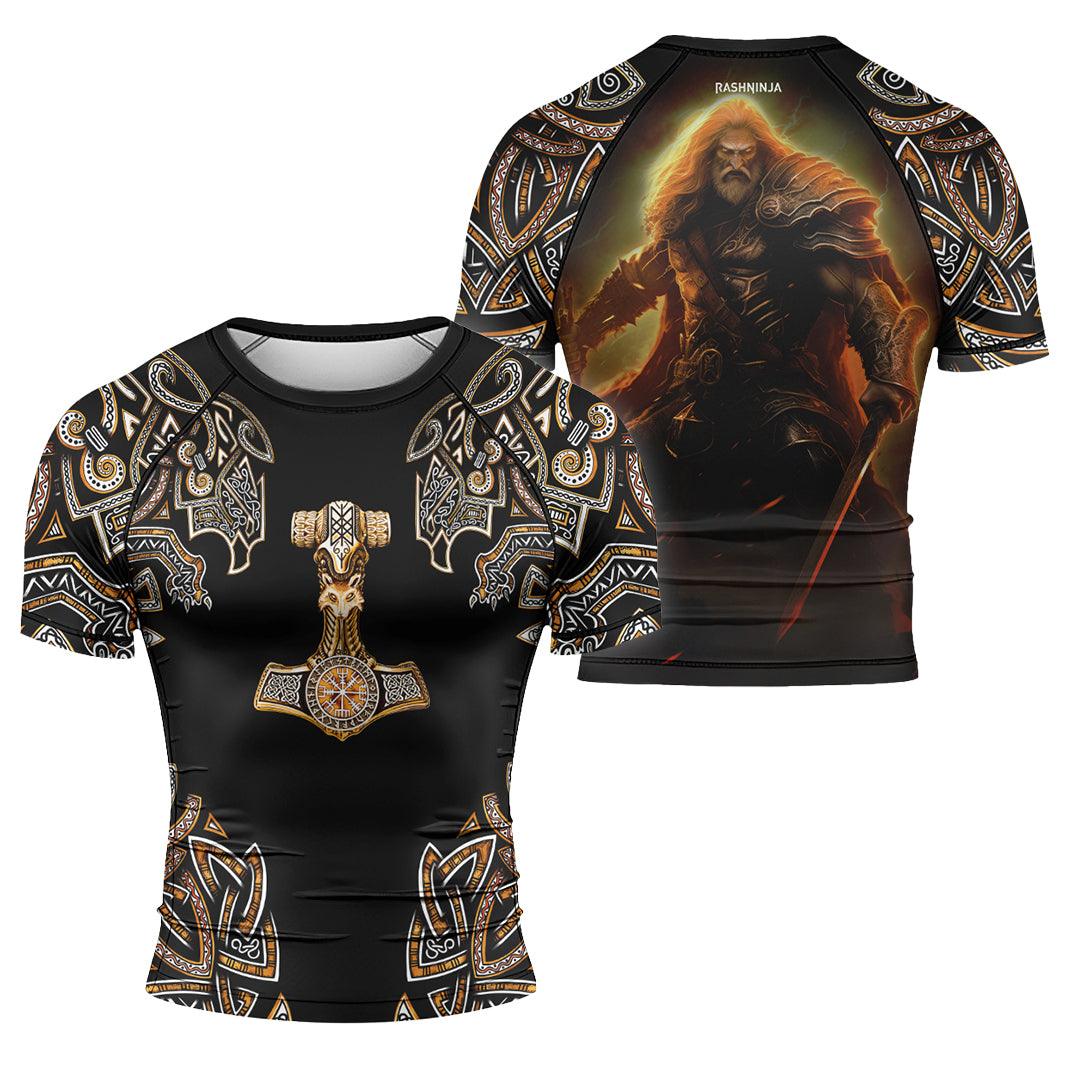 Rashninja Thunder God Men's Short Sleeve Rash Guard