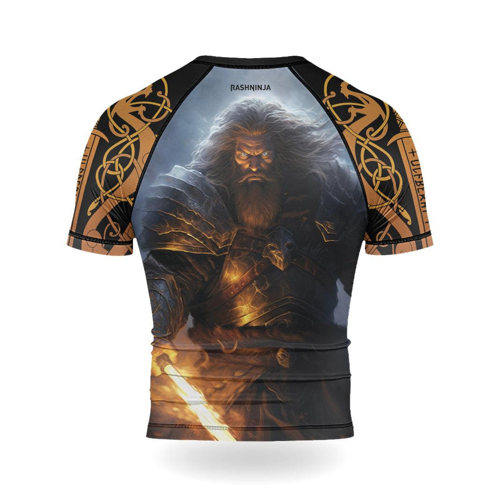 Rashninja Viking Valhalla Warrior Men's Short Sleeve Rash Guard