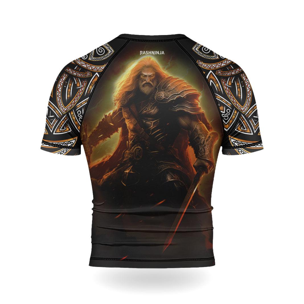 Rashninja Thunder God Men's Short Sleeve Rash Guard