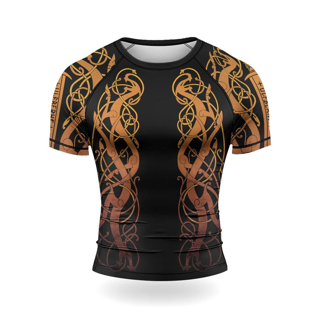 Rashninja Viking Valhalla Warrior Men's Short Sleeve Rash Guard