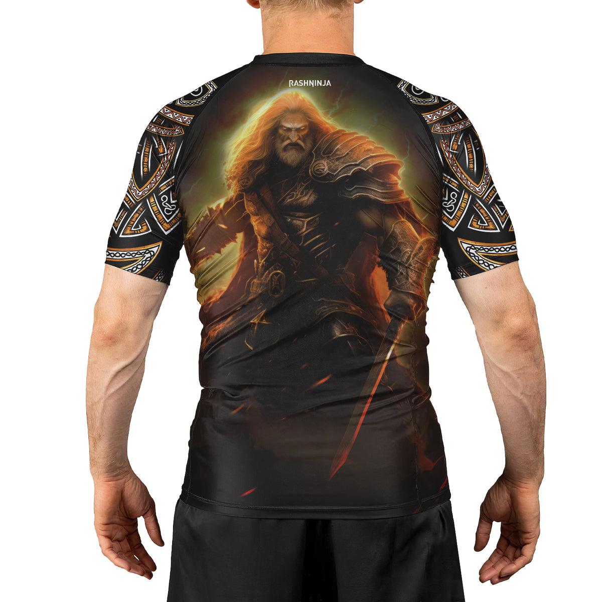 Rashninja Thunder God Men's Short Sleeve Rash Guard