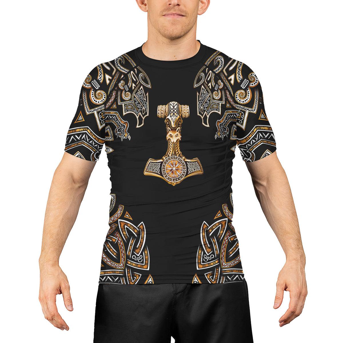 Rashninja Thunder God Men's Short Sleeve Rash Guard