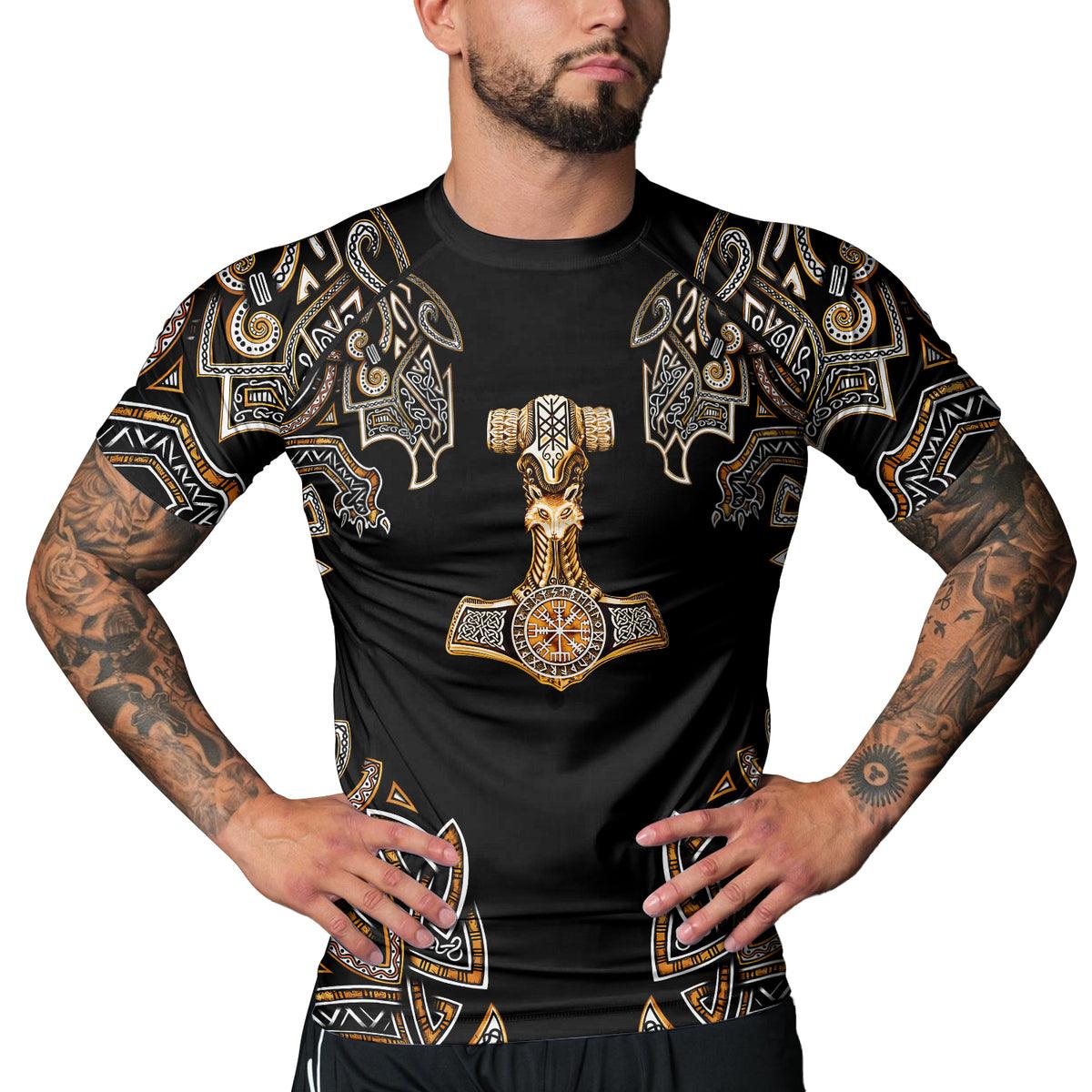 Rashninja Thunder God Men's Short Sleeve Rash Guard