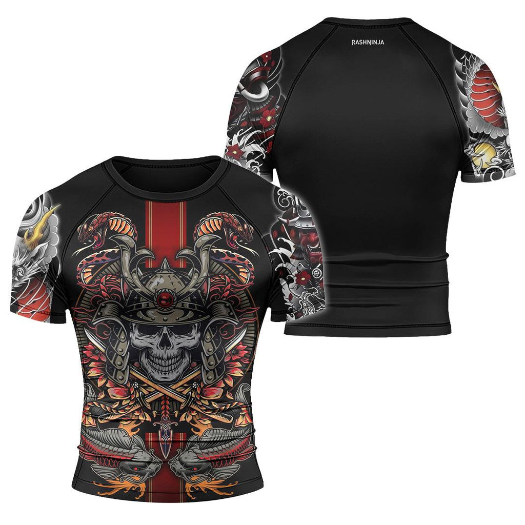 Rashninja Samurai Oni Men's Short Sleeve Rash Guard